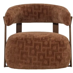 WOOOD Fauteuil Foon Bruin
