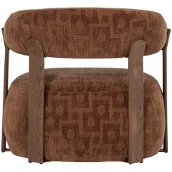 WOOOD Fauteuil Foon Bruin