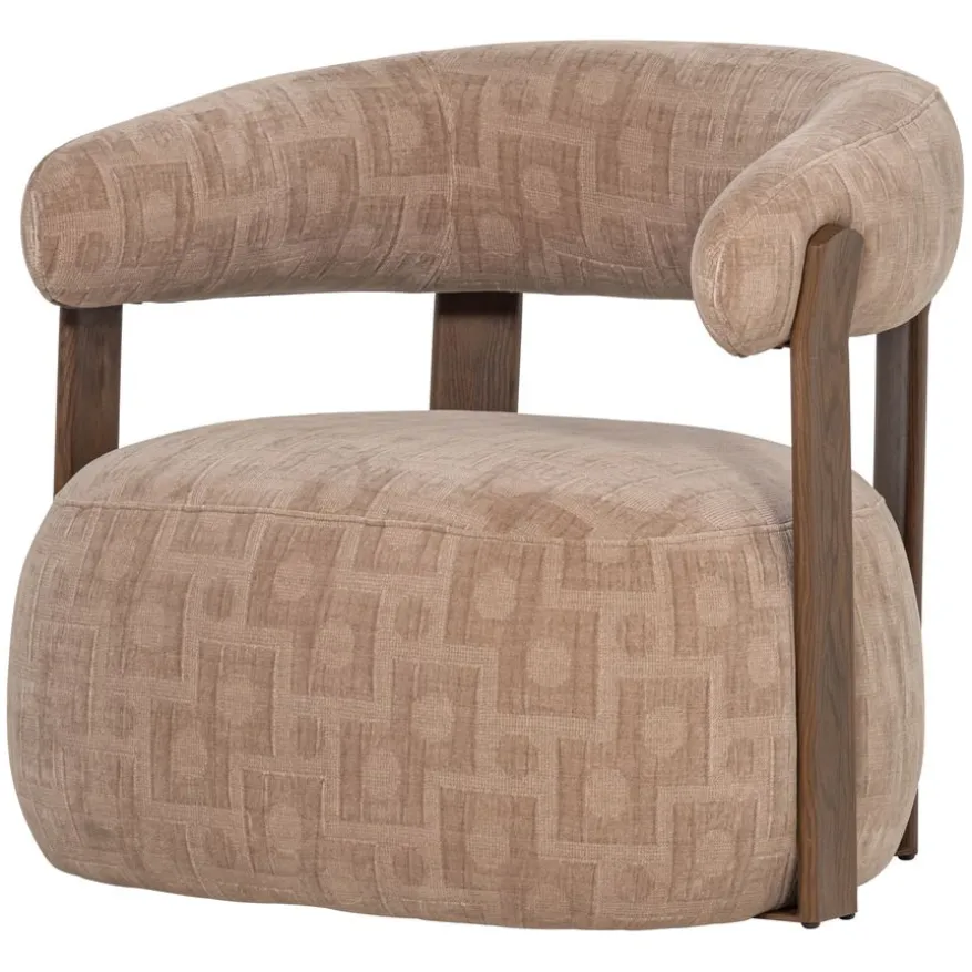 WOOOD Fauteuil Foon Zand