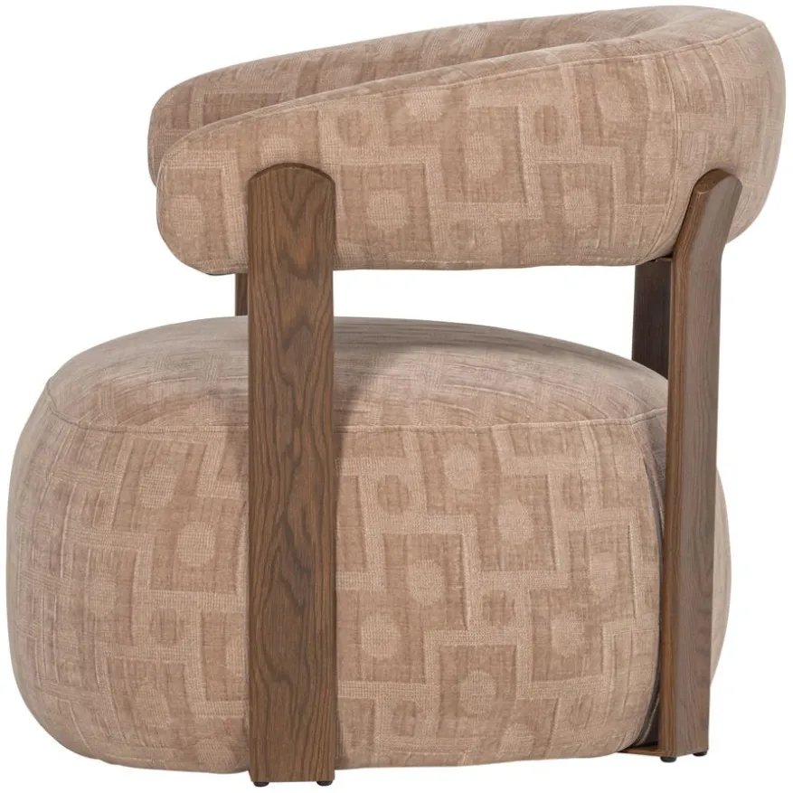 WOOOD Fauteuil Foon Zand