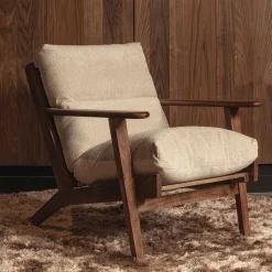 WOOOD Fauteuil Houston Naturel
