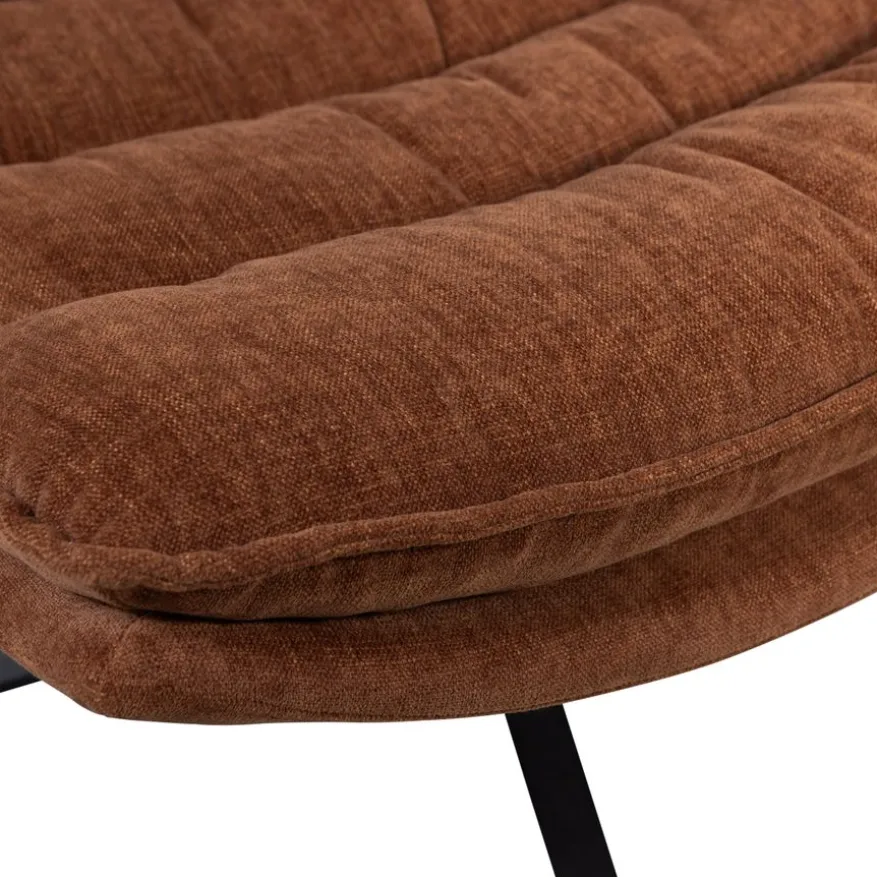 WOOOD Fauteuil Kube Bruin
