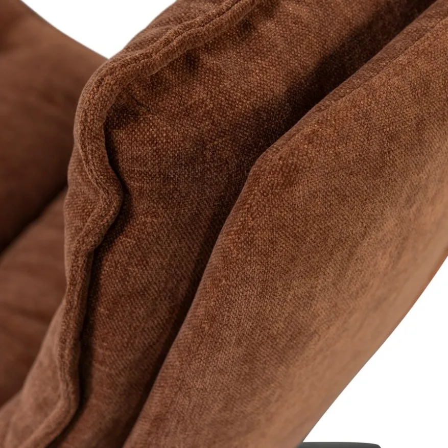 WOOOD Fauteuil Kube Bruin