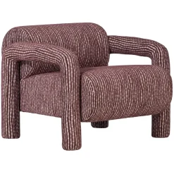 WOOOD Fauteuil Lenny Bordeauxrood