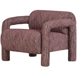 WOOOD Fauteuil Lenny Bordeauxrood