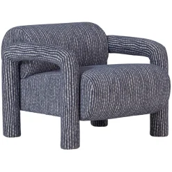 WOOOD Fauteuil Lenny Grijsblauw