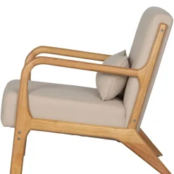 WOOOD Fauteuil Mark Beige