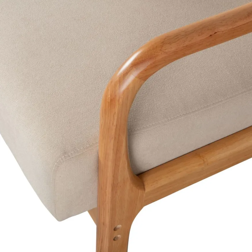 WOOOD Fauteuil Mark Beige