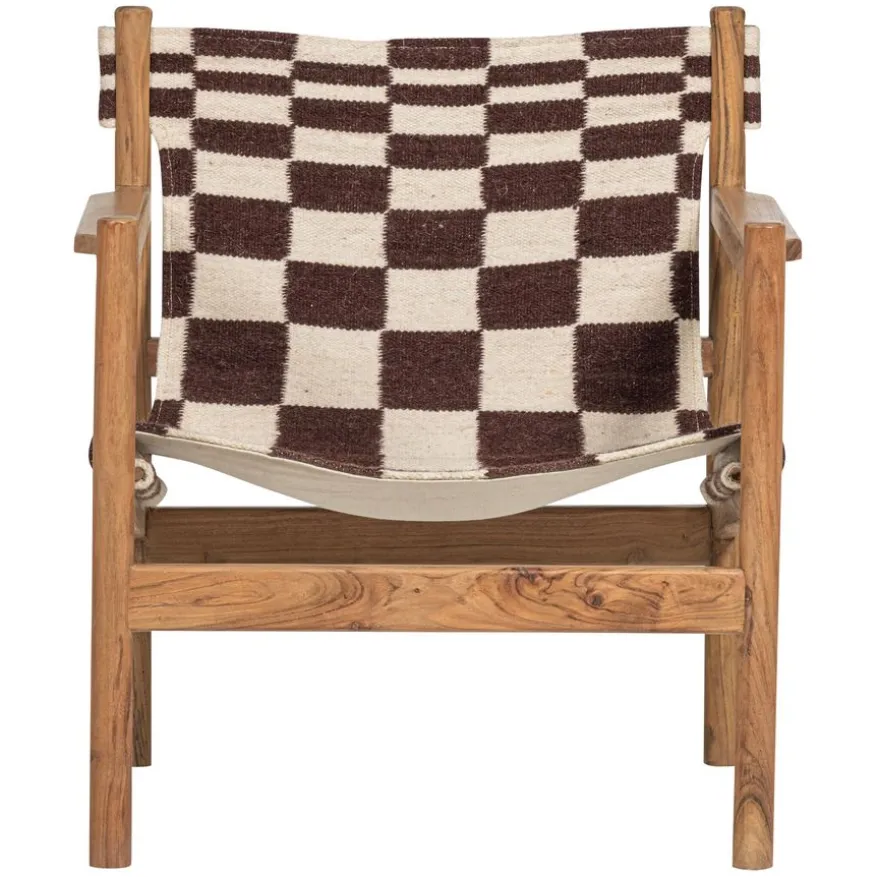 WOOOD Fauteuil Zano Bruin / Naturel