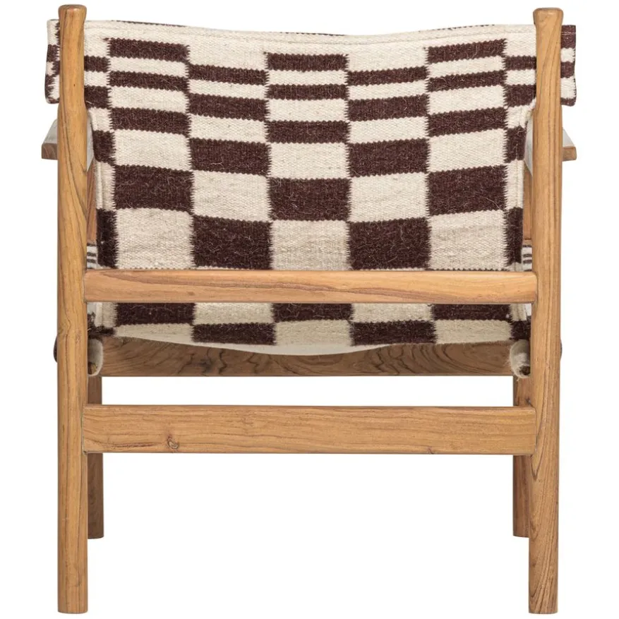 WOOOD Fauteuil Zano Bruin / Naturel