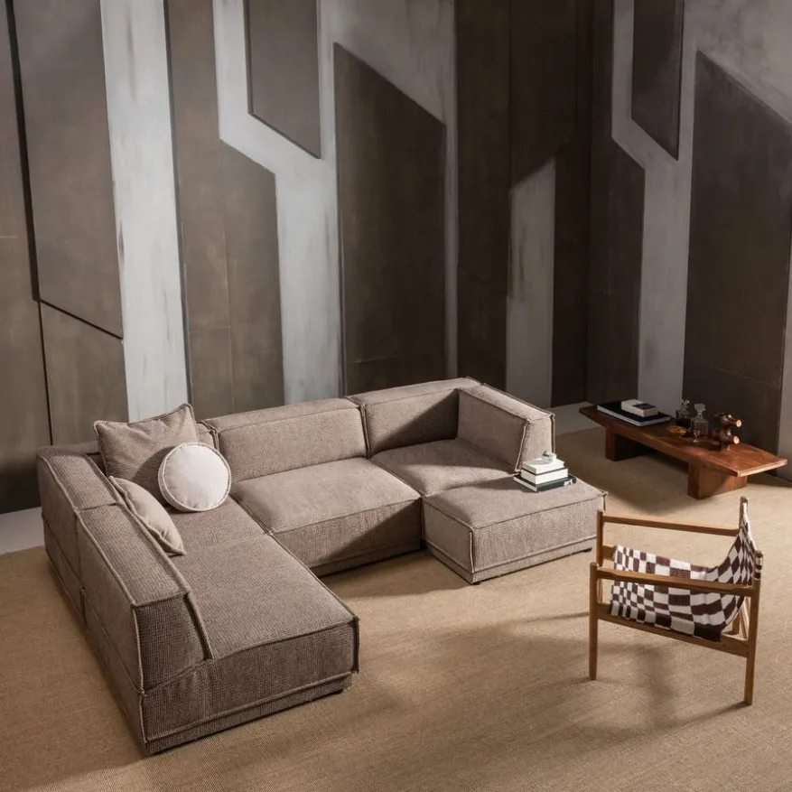 WOOOD Fauteuil Zano Bruin / Naturel