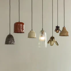 WOOOD Hanglamp Arleso Honinggeel - E27 - Ø 16 cm