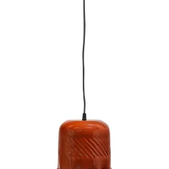 WOOOD Hanglamp Arleso Oranje - E27 - Ø 17 cm