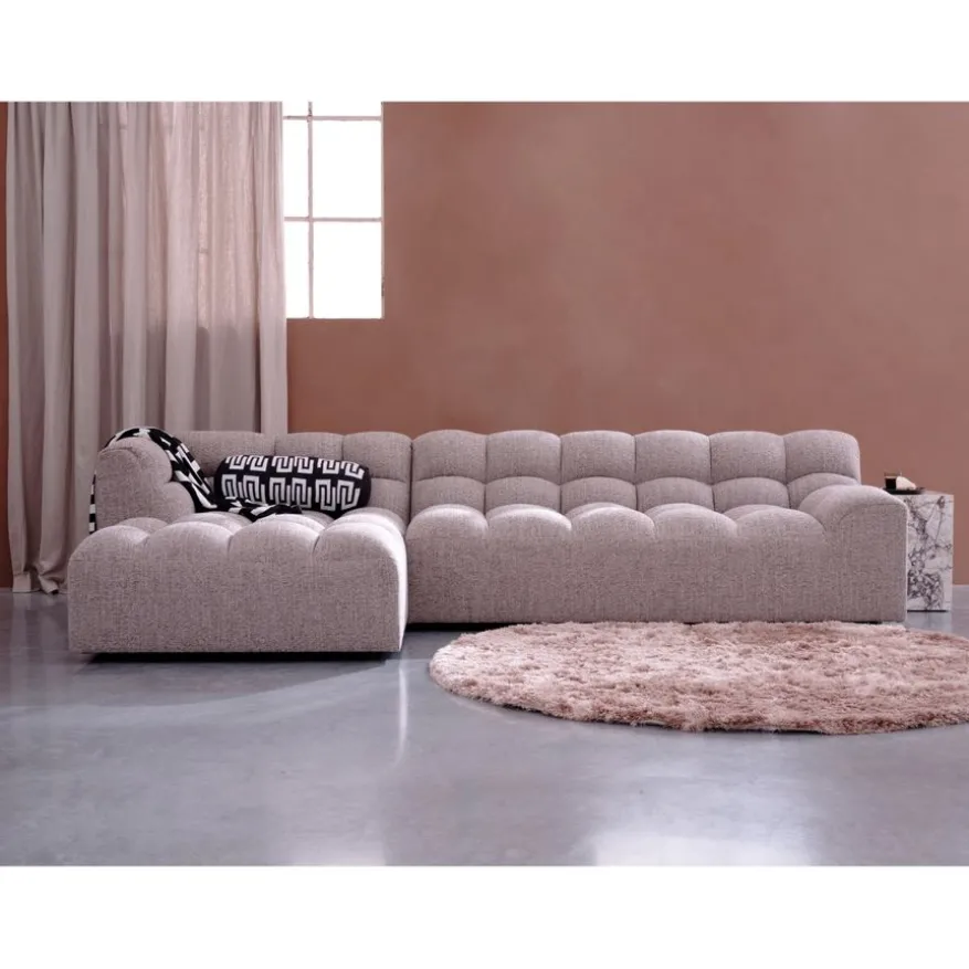 WOOOD Hoekbank Allure Links Bruin