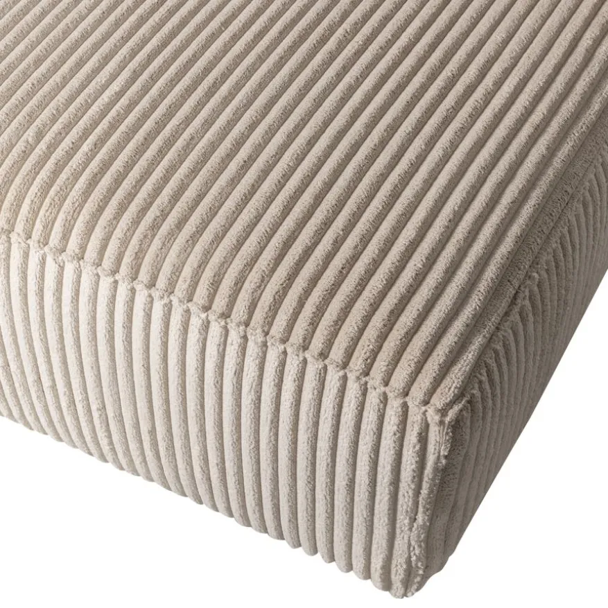 WOOOD Hoekbank Bean Rechts Beige