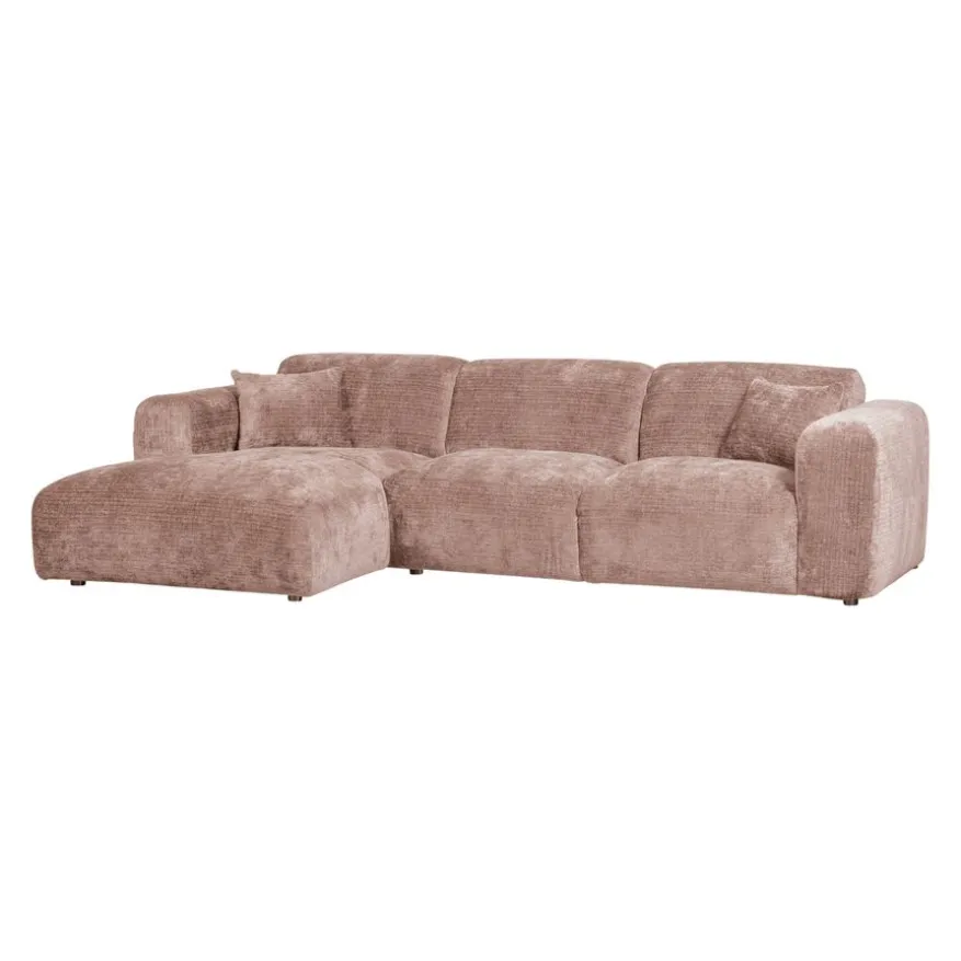 WOOOD Hoekbank Cloud Links Roze