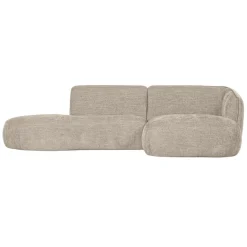 WOOOD Hoekbank Polly Rechts Beige