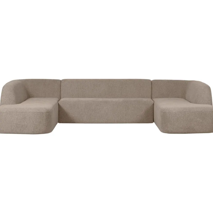 WOOOD Hoekbank Sloping Beige