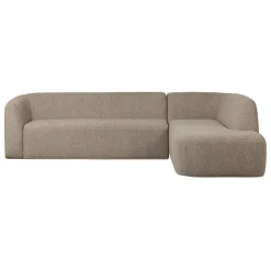 WOOOD Hoekbank Sloping Rechts Beige