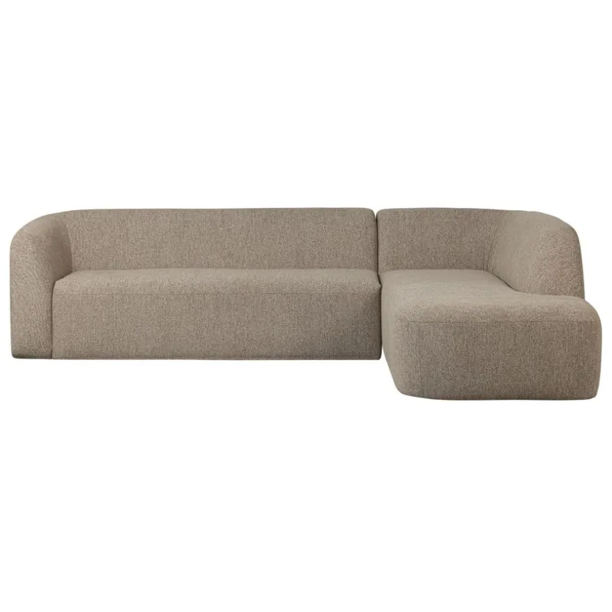 WOOOD Hoekbank Sloping Rechts Beige