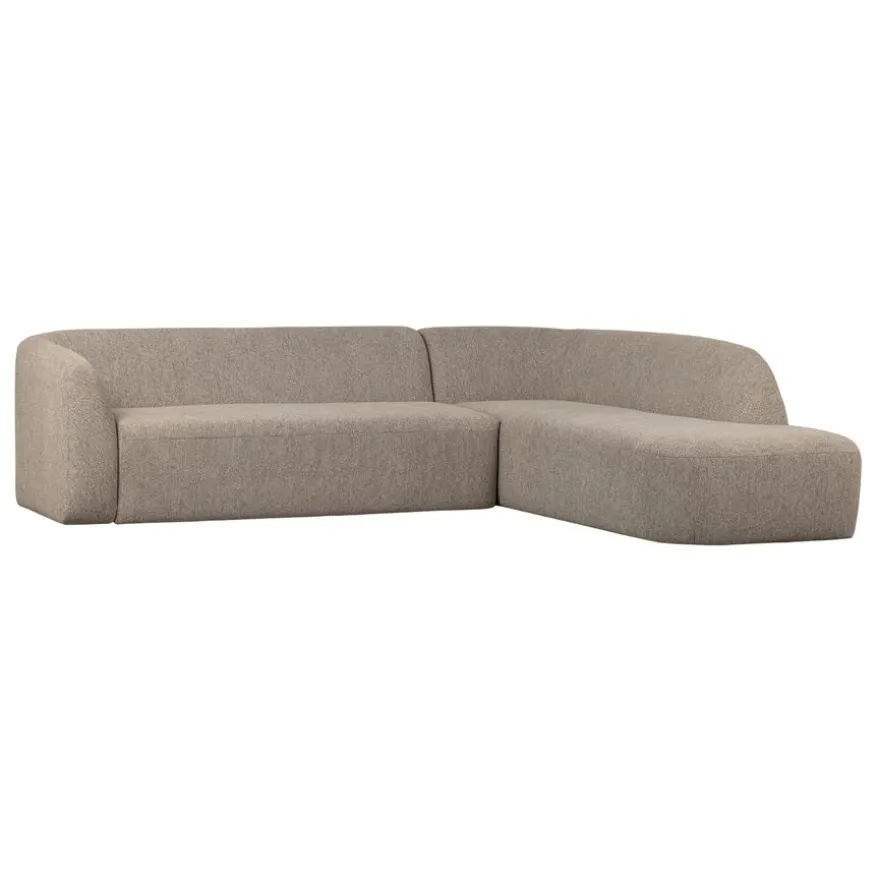 WOOOD Hoekbank Sloping Rechts Beige