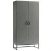 WOOOD Kledingkast Morris Leem - 100x195x53 cm