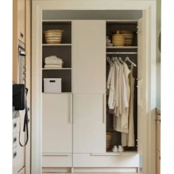 WOOOD Kledingkast Pure Dust - 95x215x60 cm