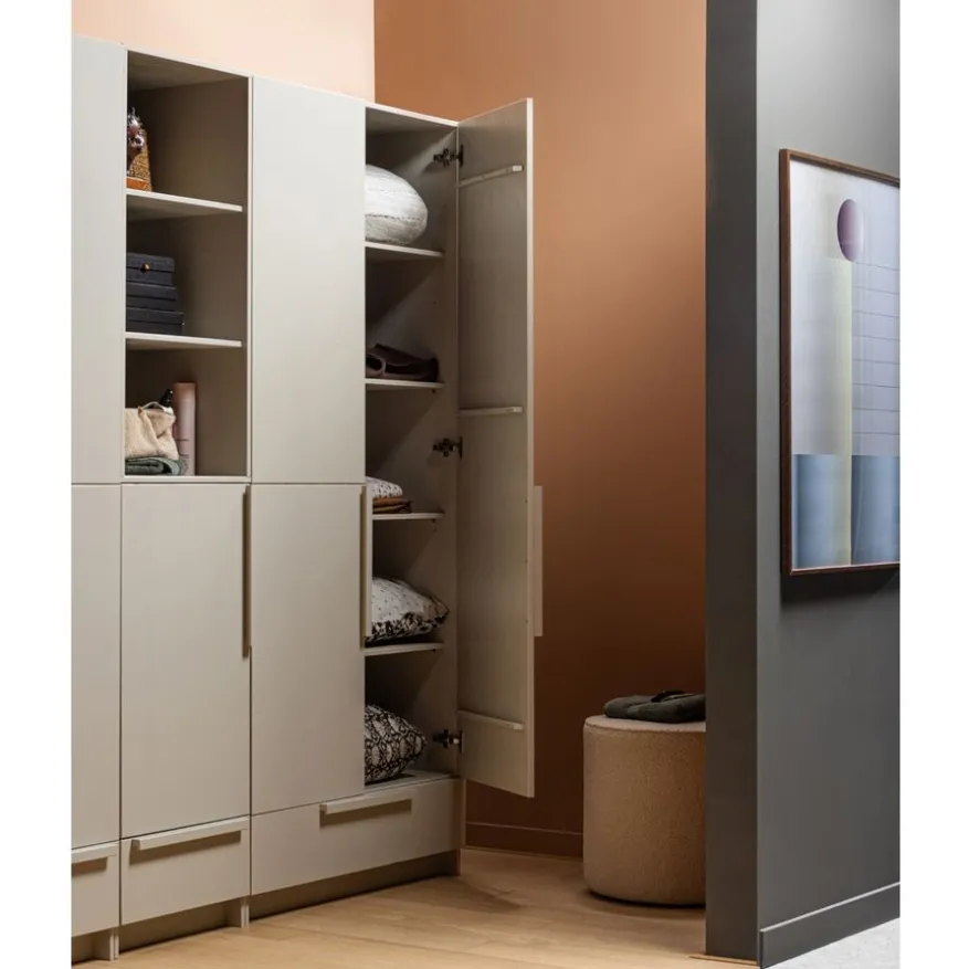 WOOOD Kledingkast Pure Dust - 95x215x60 cm