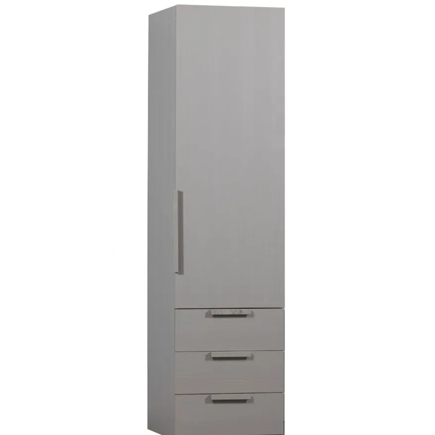 WOOOD Kledingkast Rens Grijs - 55x210x58 cm