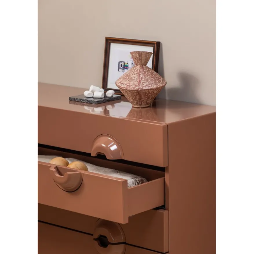 WOOOD Ladekast Merge Oudroze - 110x89x44 cm