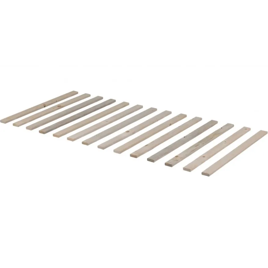WOOOD Lattenrol Bodem Naturel - 90x200 cm