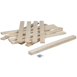WOOOD Lattenrol Bodem Naturel - 90x200 cm