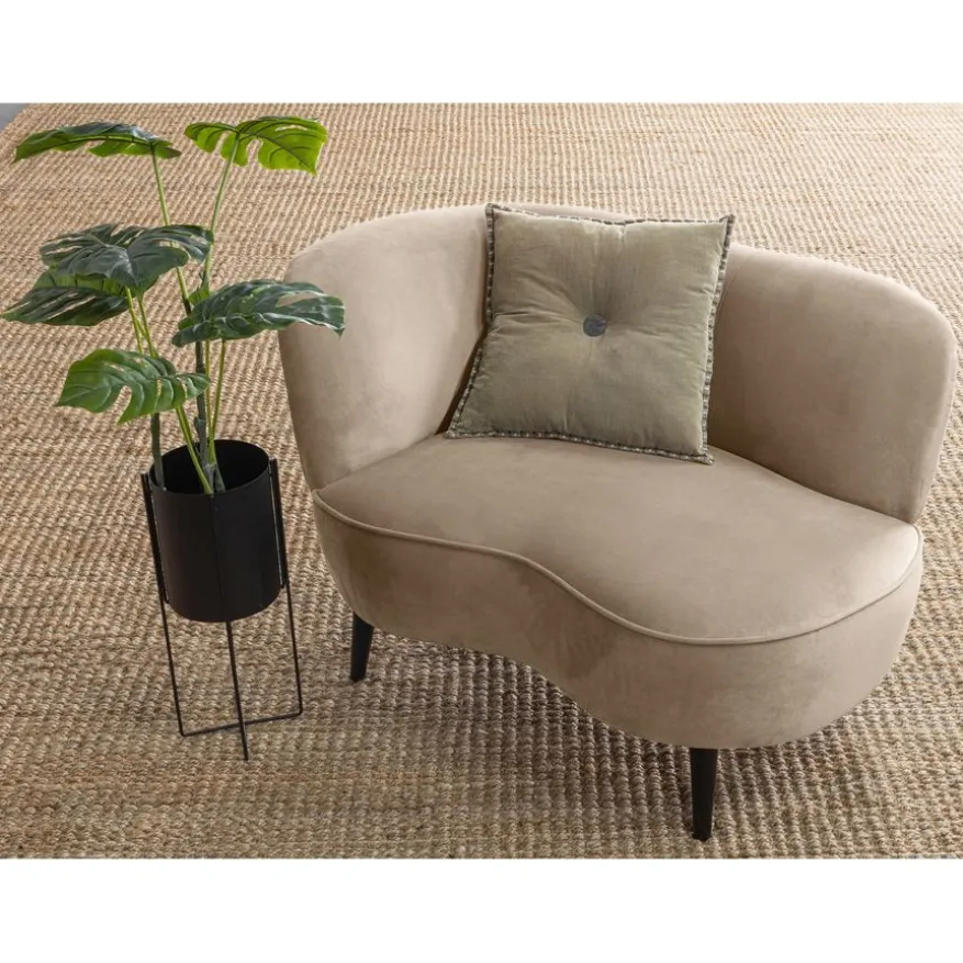 WOOOD Lounge Fauteuil Sara Khaki