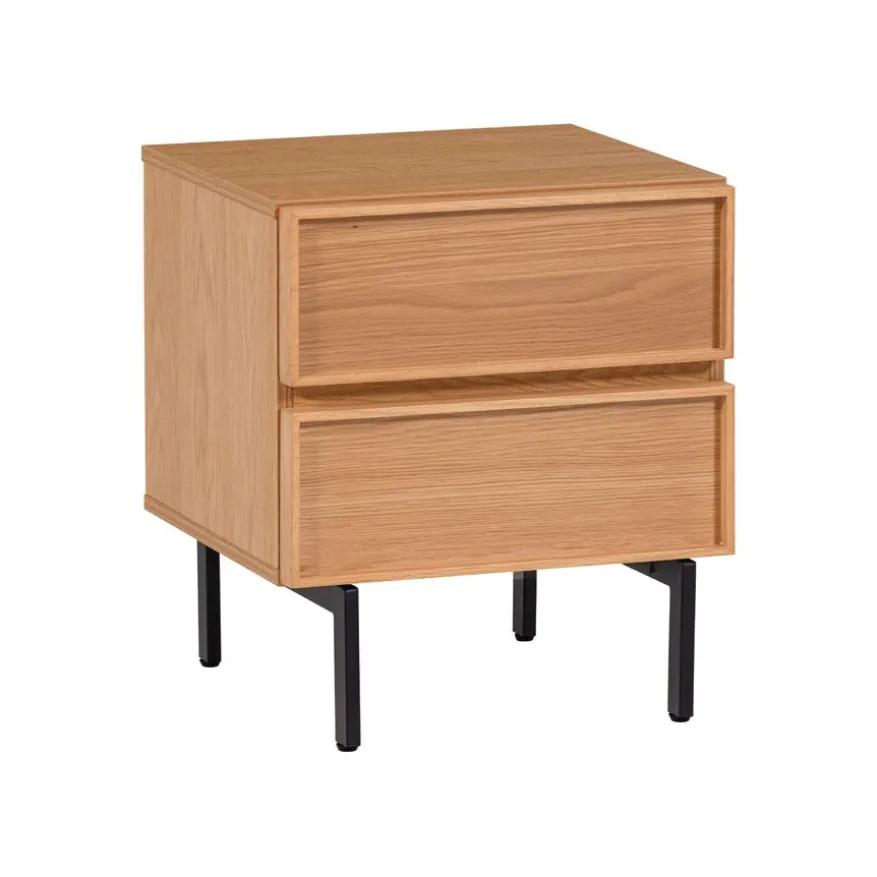 WOOOD Nachtkastje Tours Naturel - 45x51x42 cm