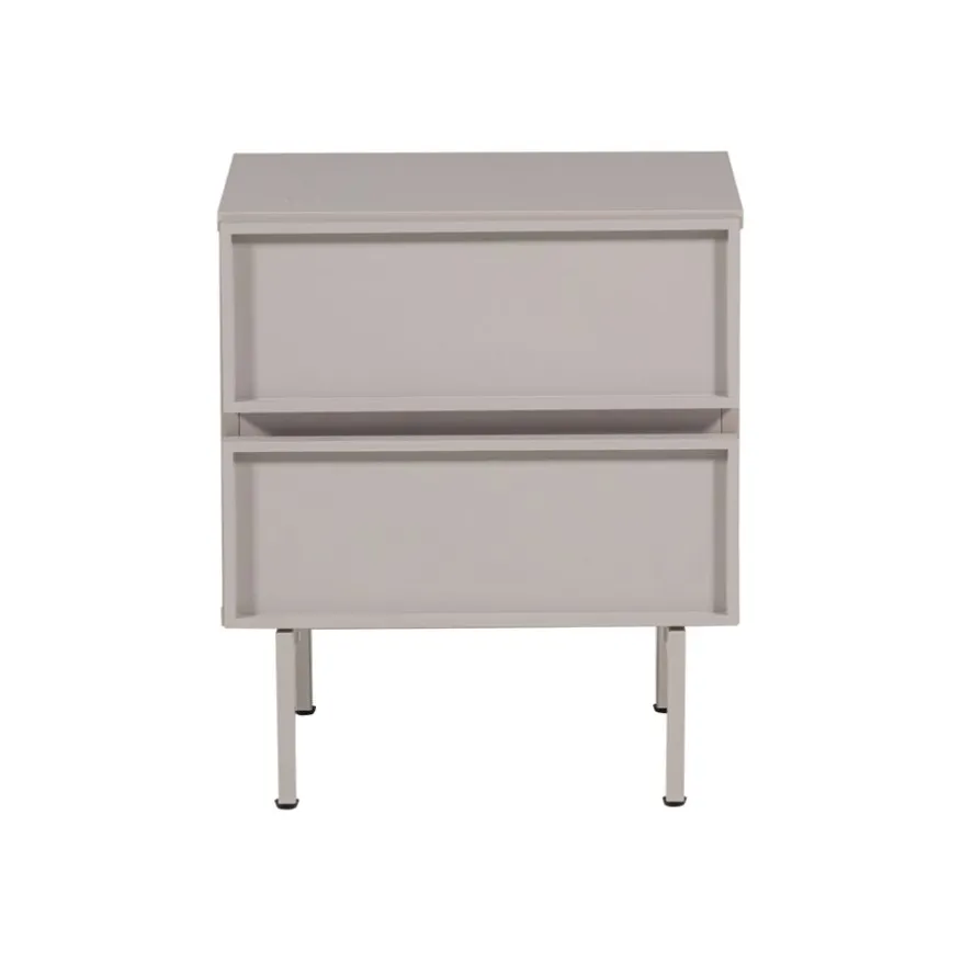 WOOOD Nachtkastje Tours Zand - 45x51x42 cm