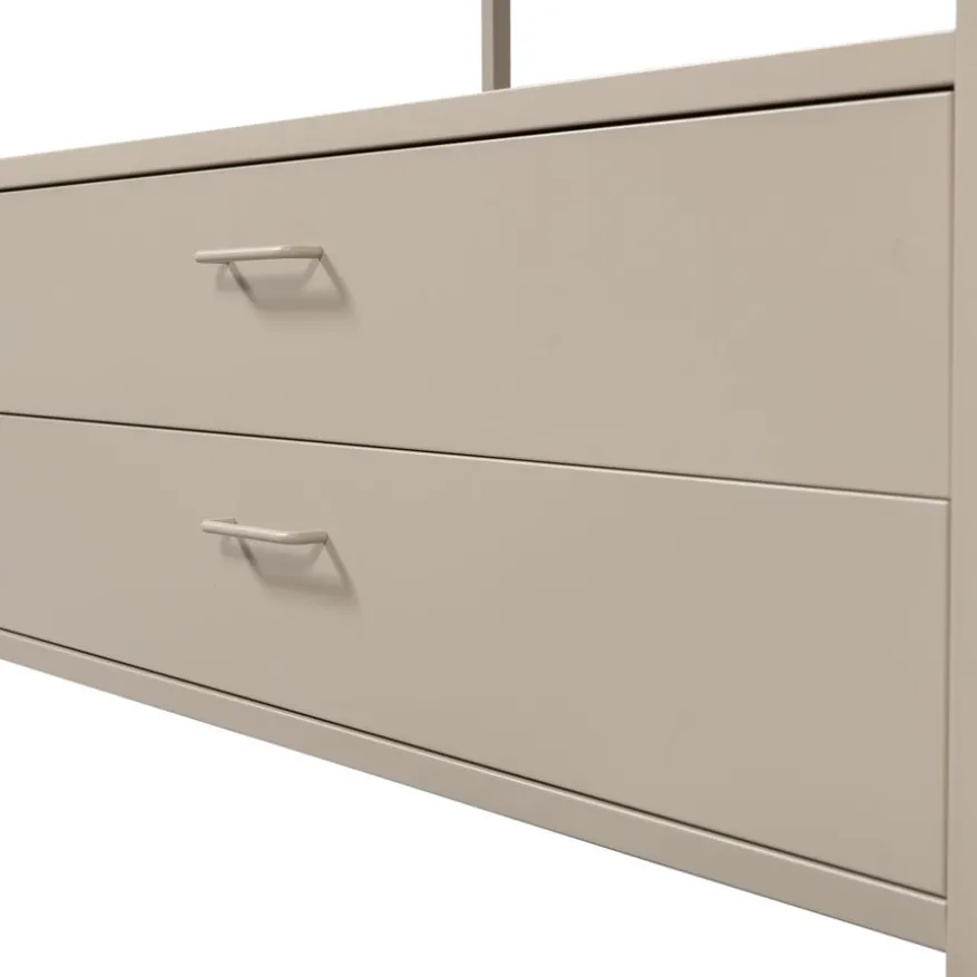 WOOOD Open Kledingkast Ferris Zand - 100x185x54 cm
