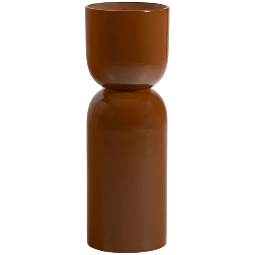 WOOOD Plantentafel / Pot Toval Honinggeel - 32x95x32 cm