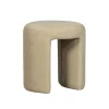 WOOOD Poef Charlie Beige - Ø 45 cm