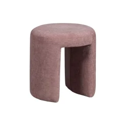 WOOOD Poef Charlie Roze - Ø 45 cm