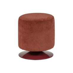 WOOOD Poef Islen Bordeauxrood - Ø 39 cm