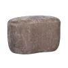 WOOOD Poef Popular Taupe - 73x51 cm