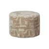 WOOOD Poef Yago Naturel - Ø 60 cm