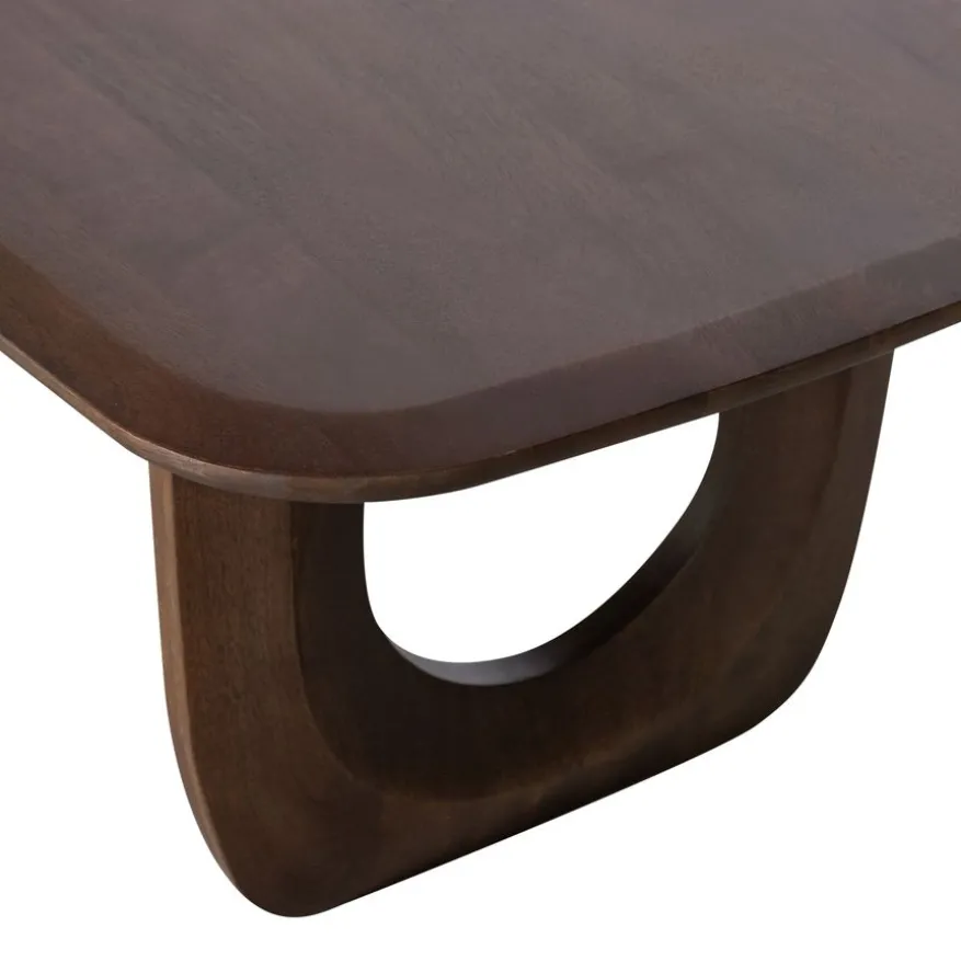 WOOOD Salontafel Frequent Donkerbruin - 120x60 cm