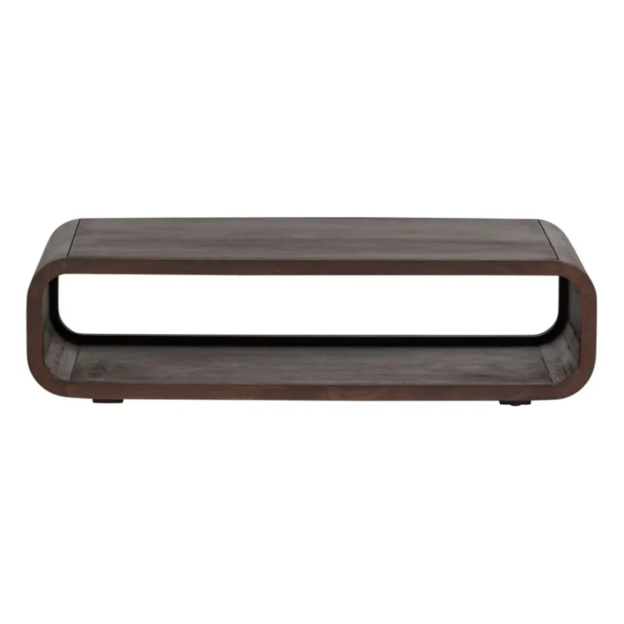 WOOOD Salontafel Kinu Donkerbruin - 120x60 cm