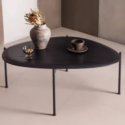 WOOOD Salontafel Kota Zwart - 92x67 cm
