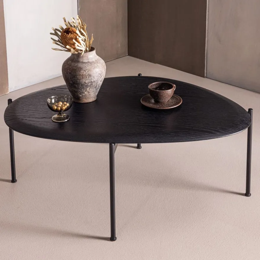 WOOOD Salontafel Kota Zwart - 92x67 cm