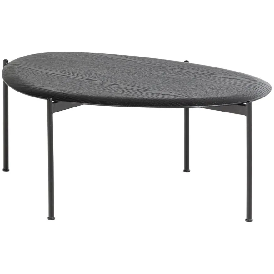 WOOOD Salontafel Kota Zwart - 92x67 cm