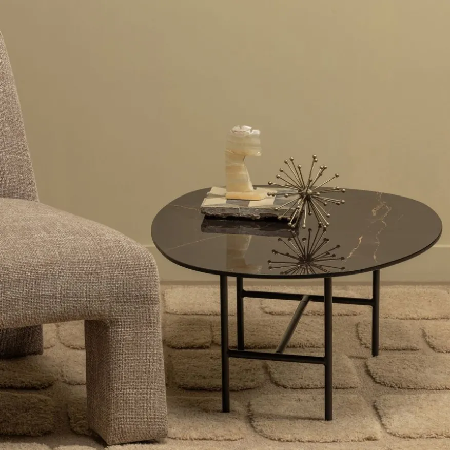 WOOOD Salontafel Vajen Zwart - 70x70 cm