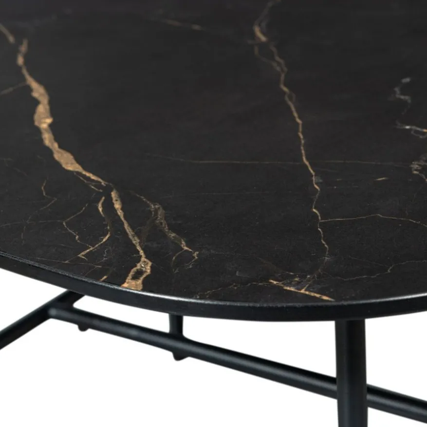 WOOOD Salontafel Vajen Zwart - 70x70 cm