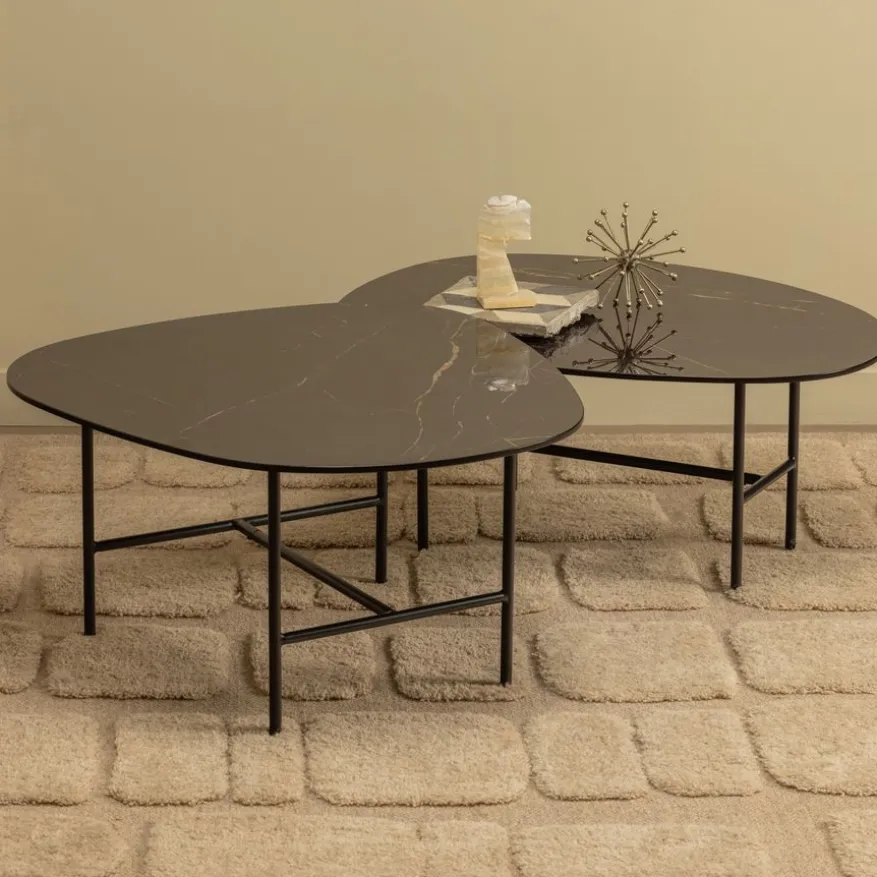 WOOOD Salontafel Vajen Zwart - 80x60 cm